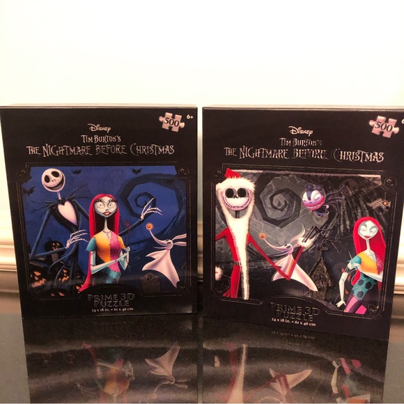 Nightmare Before Christmas 3D Puzzles NWOT
